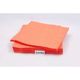 Servilletas Comedor Papel Naranjas 40 2 capas Doblado en Cruz