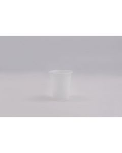 Vaso de plástico blanco para máquinas de vending de 150cc