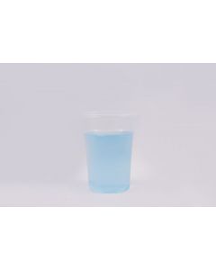 Vaso plástico transparente de 500 cc con apariencia de cristal