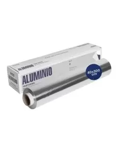 Rollo de Papel Aluminio de Alta Resistencia | 40x300 cm | 1 Unidad | Ideal para Conservación de Alimentos