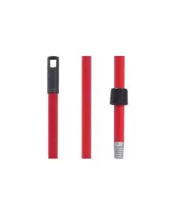 Palo Cepillo Escoba Metal Universal Color Rojo 1,40m