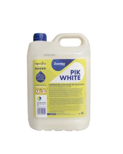Fregasuelos Pik White Garrafa 5L pack de 2: Limpieza eficaz y Duradera para todo tipo de suelos.