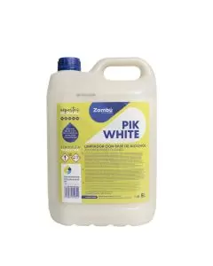 Fregasuelos Pik White Garrafa 5L pack de 2: Limpieza eficaz y Duradera para todo tipo de suelos.