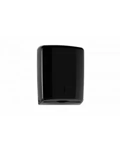 Toallero de Plástico ABS Negro ZigZag de Gran Elegancia