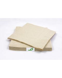 Servilleta de papel kraft 40x40 cm - Doblado en cruz para servicios de comidas