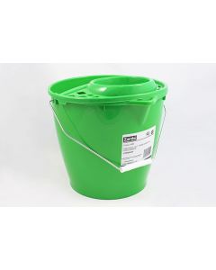 Cubo Fregona Verde 13L con Escurridor