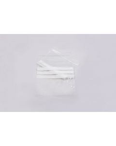 Bolsas Plásticas Resistentes con Autocierre y Bandas de Escritura - Tamaño 15x22