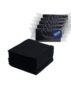 Servilletas de Cóctel Negras | Sofisticación y Personalización para tu Establecimiento | 5.000 unidades