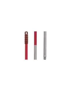 Palo Cepillo Escoba Aluminio Universal Rojo 1,40m