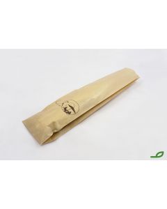 Bolsa Papel Kraft Alimentaria reciclable de alta capacidad absorbente para servicios de baguetes y bocadillos en take away