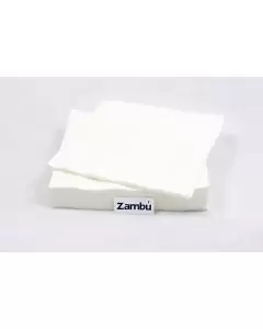 Servilletas de papel blancas de 30x30cm, 3 capas con mayor consistencia - Zambú Higiene