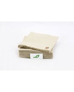 Servilletas de Cóctel de Papel Kraft Ecológico | 20x20cm | Doblado en Cruz | 5.000 Servilletas