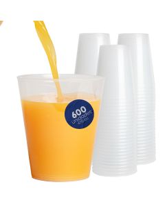 Vaso de Plástico Semitransparente 470cc: Resistencia y Estilo para tus Bebidas | 600 Unidades por Caja