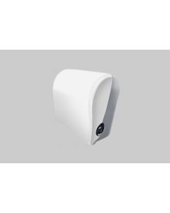 Dispensador de papel de palanca con autocorte y cierre de seguridad.
