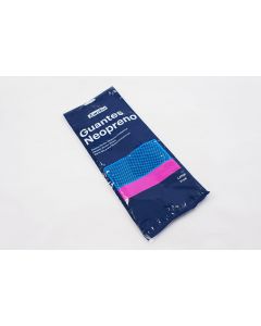 Guante de Neopreno Industrial Bicolor de Talla Mediana con Excelente Resistencia a Grasas y Detergentes