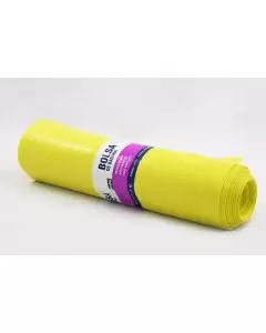 Bolsa de Basura Industrial Amarilla de 100 Litros - Ideal para el Reciclaje Selectivo de Plásticos