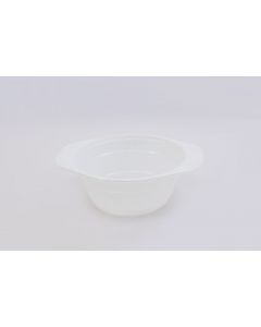 Tazón de plástico blanco de 360cc para ensaladas o postres