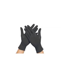 Guantes de Nitrilo Negro para Protección y Manipulación de Productos