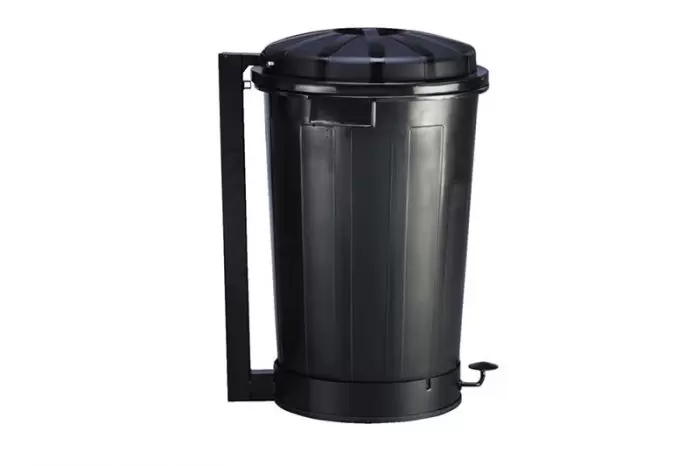 Cubo de Basura Mecanismo Negro 100L