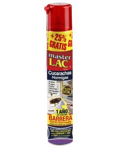 Insecticida MASTERLAC Spray para Cucarachas Rastreras - Laca Protectora, Elimina y Previene Insectos en Superficies, Uso Seguro